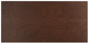 Safavieh O'Dwyer 2 Drawer Desk - Retro-Inspired Workspace With Stiletto Legs & Ample Storage For Home Office Brown DSK5708C