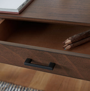 Safavieh Hawthorn 3 Drawer Desk - Mid-Century Modern Workspace With Stylish Storage For Productivity Boost Brown DSK5709C