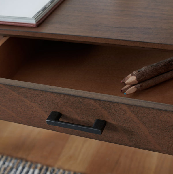 Safavieh Hawthorn 3 Drawer Desk - Mid-Century Modern Workspace With Stylish Storage For Productivity Boost Brown DSK5709C