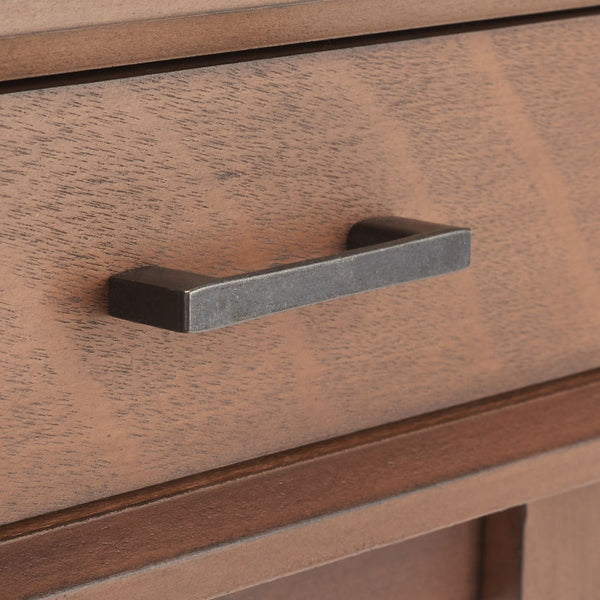 Safavieh Hawthorn 3 Drawer Desk - Mid-Century Modern Workspace With Stylish Storage For Productivity Boost Brown DSK5709C
