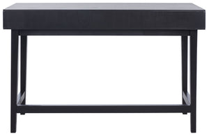 Safavieh Hawthorn 3 Drawer Desk - Mid-Century Modern Workspace With Stylish Storage For Productivity Boost Black DSK5709D