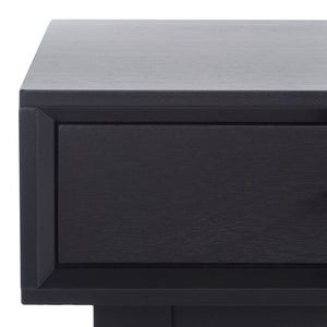 Safavieh Hawthorn 3 Drawer Desk - Mid-Century Modern Workspace With Stylish Storage For Productivity Boost Black DSK5709D