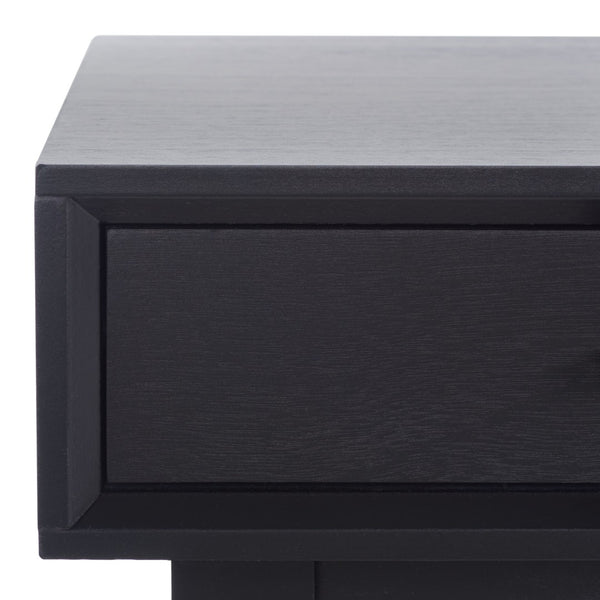 Safavieh Hawthorn 3 Drawer Desk - Mid-Century Modern Workspace With Stylish Storage For Productivity Boost Black DSK5709D