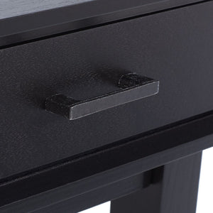 Safavieh Hawthorn 3 Drawer Desk - Mid-Century Modern Workspace With Stylish Storage For Productivity Boost Black DSK5709D