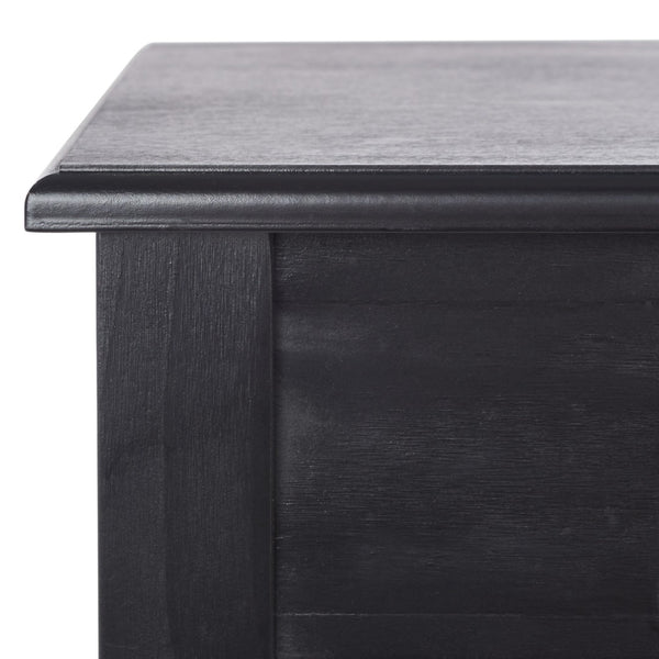 Safavieh Arina Classic One-Drawer Desk With Elegant Turned Legs, Ideal For Small Spaces And Stylish Workspaces Black DSK5710C