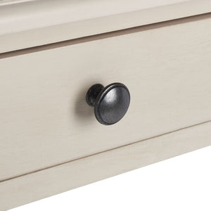 Safavieh O' Mara Elegant 2-Drawer Desk With Classic Design, Soft Taupe Finish, And Versatile Storage Solutions DSK5711C
