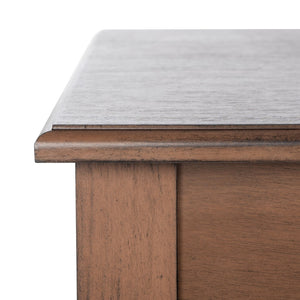 Safavieh Henric Farmhouse Chic Desk With Drawer & Shelves - Perfect For Home Office, Bedroom, Or Entryway Brown DSK5712B