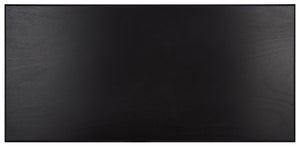 Safavieh Henric Farmhouse Chic Desk With Drawer & Shelves - Perfect For Home Office, Bedroom, Or Entryway Black DSK5712C