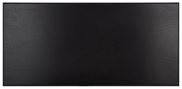 Safavieh Henric Farmhouse Chic Desk With Drawer & Shelves - Perfect For Home Office, Bedroom, Or Entryway Black DSK5712C