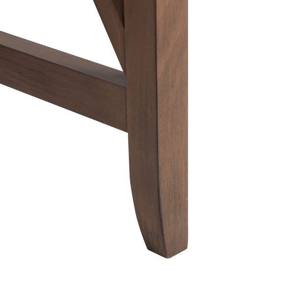 Safavieh Kaytee Charming Farmhouse Desk For Home Office – Rustic Style With Cross X Accents And Vintage Appeal Brown DSK5713C