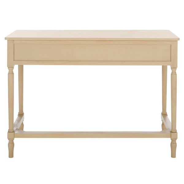 Safavieh Haven 2-drawer Wood Desk - Elevate Your Home Office With Style, Functionality, And Natural Elegance Natural Wood Dsk5715a
