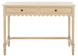 Safavieh Haven 2-drawer Wood Desk - Elevate Your Home Office With Style, Functionality, And Natural Elegance Natural Wood Dsk5715a