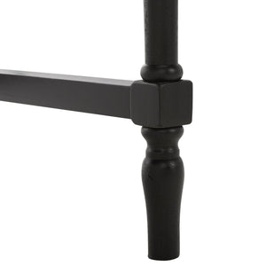 Safavieh Haven 2-drawer Wood Desk - Elevate Your Home Office With Style, Functionality, And Natural Elegance Matte Black , Wood Dsk5715b