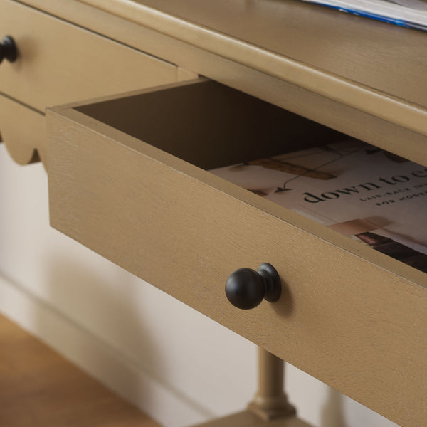 Safavieh Haven 2-drawer Wood Desk - Elevate Your Home Office With Style, Functionality, And Natural Elegance Desert Brown Wood Dsk5715c