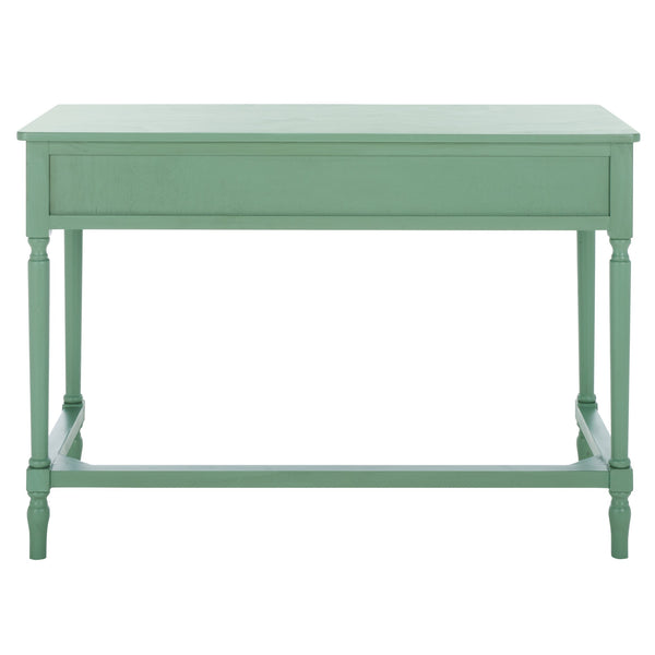 Safavieh Haven 2-drawer Wood Desk - Elevate Your Home Office With Style, Functionality, And Natural Elegance Sage Green Wood Dsk5715d