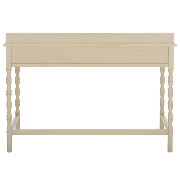 Safavieh Astaroth Desk - Contemporary Workspace Solution For Home Offices, Stylish Design, Enhanced Productivity Sand Pine Wood,Mdf Dsk5716a