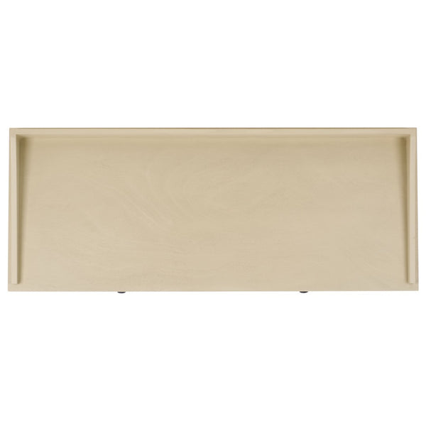 Safavieh Astaroth Desk - Elegant Minimalist Workspace Solution For Compact Rooms & Modern Home Offices Sand DSK5716A
