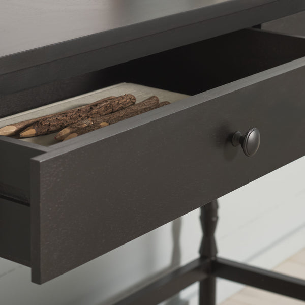 Safavieh Astaroth Desk - Contemporary Workspace Solution For Home Offices, Stylish Design, Enhanced Productivity Matte Black , Pine Wood,Mdf Dsk5716b