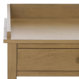 Safavieh Astaroth Desk - Contemporary Workspace Solution For Home Offices, Stylish Design, Enhanced Productivity Desert Brown Pine Wood,Mdf Dsk5716c