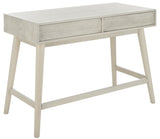 Safavieh Scully 3 Drawer Desk XII23 White Wash  Wood DSK6401A