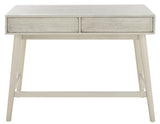 Safavieh Scully 3 Drawer Desk XII23 White Wash  Wood DSK6401A