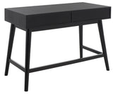 Safavieh Scully 3 Drawer Desk XII23 Black Wood DSK6401B