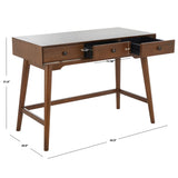 Safavieh Scully 3 Drawer Desk XII23 Oak Wood DSK6401C