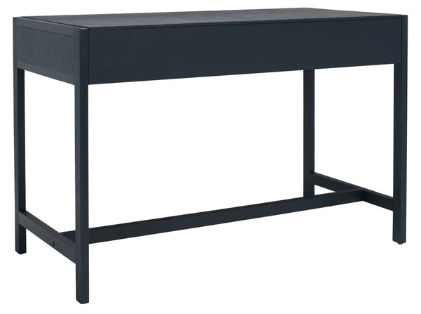 Safavieh Esther Modern 2-Drawer Desk - Spacious Work Surface & Elegant Design For Home Office Or Study Nook Navy DSK9200A
