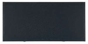 Safavieh Esther Modern 2-Drawer Desk - Spacious Work Surface & Elegant Design For Home Office Or Study Nook Navy DSK9200A