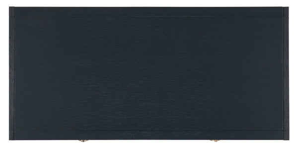 Safavieh Esther Modern 2-Drawer Desk - Spacious Work Surface & Elegant Design For Home Office Or Study Nook Navy DSK9200A