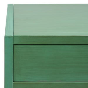 Safavieh Esther Modern 2-Drawer Desk - Spacious Work Surface & Elegant Design For Home Office Or Study Nook Turquoise DSK9200C