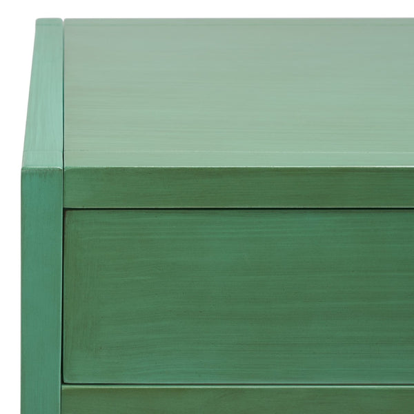 Safavieh Esther Modern 2-Drawer Desk - Spacious Work Surface & Elegant Design For Home Office Or Study Nook Turquoise DSK9200C
