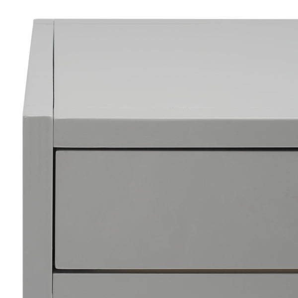 Safavieh Esther Modern 2-Drawer Desk - Spacious Work Surface & Elegant Design For Home Office Or Study Nook Grey DSK9200D