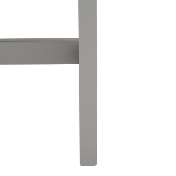Safavieh Esther Modern 2-Drawer Desk - Spacious Work Surface & Elegant Design For Home Office Or Study Nook Grey DSK9200D