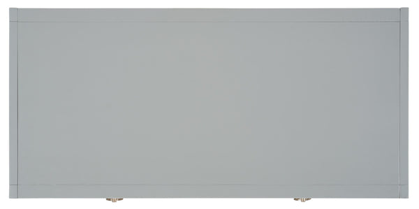 Safavieh Esther Modern 2-Drawer Desk - Spacious Work Surface & Elegant Design For Home Office Or Study Nook Grey DSK9200D