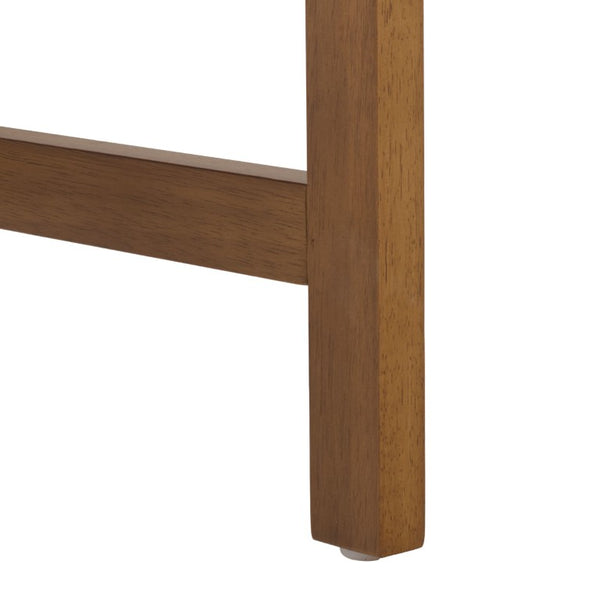 Safavieh Esther Two Drawer Writing Desk with Walnut Finish for Modern Home Office Use Walnut DSK9200E