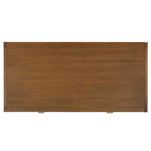 Safavieh Esther Two Drawer Writing Desk with Walnut Finish for Modern Home Office Use Walnut DSK9200E