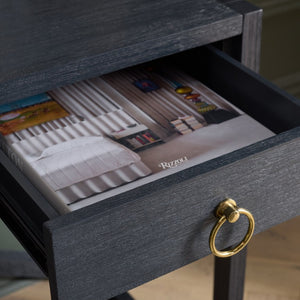 Safavieh Sadie 3 Drawer Writing Desk Bold Navy Finish for Home Office or Study Nook Navy DSK9201A