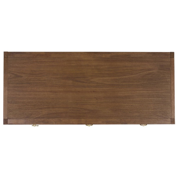 Safavieh Sadie 3 Drawer Writing Desk Bold Navy Finish for Home Office or Study Nook Chocolate DSK9201D