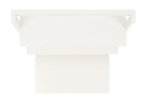 Safavieh Pamella Leaning Desk With Two Open Shelves – Stylish, Space-Saving Solution For Small Rooms White DSK9400B