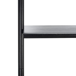 Safavieh Pamella Leaning Desk With Two Open Shelves – Stylish, Space-Saving Solution For Small Rooms Black DSK9400D