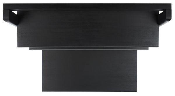 Safavieh Pamella Leaning Desk With Two Open Shelves – Stylish, Space-Saving Solution For Small Rooms Black DSK9400D