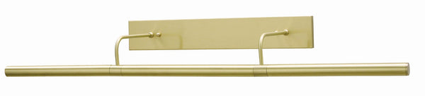 House Of Troy Direct Wire Slim-line 14" Picture Lights - Elegant, Sleek Design For Stunning Artwork Illumination Satin Brass Metal Dsl36-51