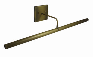 House Of Troy Direct Wire Slim-line Led Picture Lights - 28" Dimmable Lighting For Art With Even Light Spread Antique Brass Metal Dsledz28-71