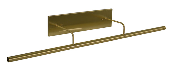 House Of Troy Direct Wire Slim-line Led Picture Lights - Dimmable, Line Voltage, Elegant Design For Artwork Display Satin Brass Metal Dsledz43-51