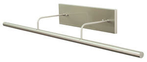 House Of Troy Direct Wire Slim-line Led Picture Lights - Dimmable, Line Voltage, Elegant Design For Artwork Display Satin Nickel Metal Dsledz43-52