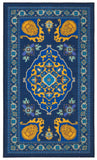 Safavieh Magic Carpet Power Loomed Transitional Rug Purple / Gold DSN528N-24