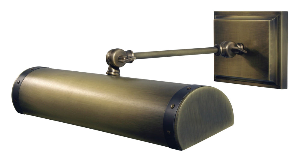 House Of Troy Direct Wire Steamer Picture Lights - Elegant Antique Brass & Mahogany Bronze Design For Art Display Mahogany Bronze With Antique Brass Accents Metal Dst42-mbab