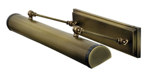 House Of Troy Direct Wire Steamer 30" Led Picture Lights - Stylish Dimmable Lighting For Art Display And Decor Antique Brass With Mahogany Bronze Accents Metal Dstledz30-abmb