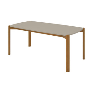 Manhattan Comfort Gales Mid-Century Modern Dining Table Greige DT-79620-OW